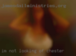 I'm not looking of Chester for young guys.